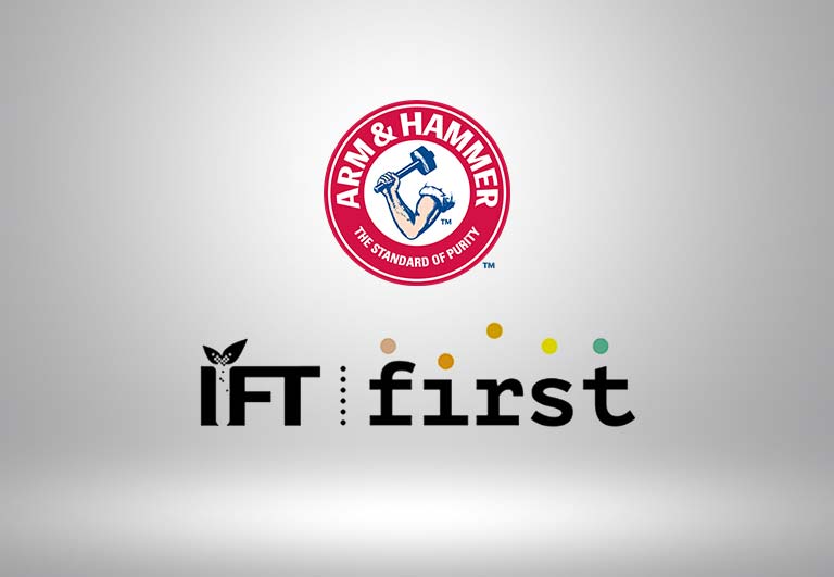 IFT First graphic with ARM & HAMMER logo