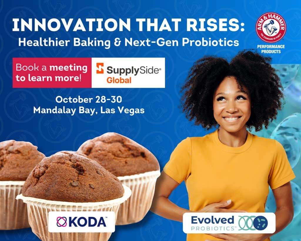 ARM & HAMMER™ Performance Products to Exhibit Kudos Blends™ and Evolved Probiotics™ at Supply Side® Global 2026